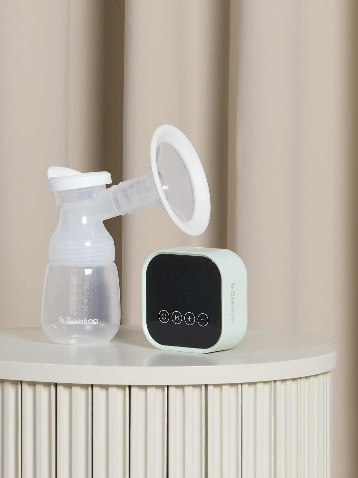 Beemoo CARE Pumply Elektrisk Brystpumpe Singel, Soft Green