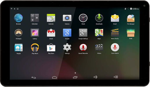 Denver TAQ-90083 Android tablet 9 tommer Quad Core, Svart