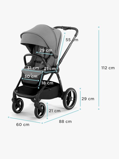 Kinderkraft NEA 2-in-1 Duovogn, Midnight Black