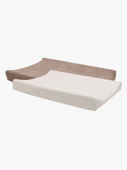 Jollein Stellemattetrekk 50x70cm 2-Pakk, Milky Coffee/Ivory