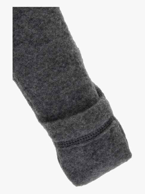 Mikk-Line Fleecejakke Baby Merinoull, Anthracite Melange