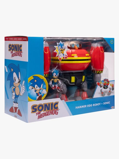 Sonic The Hedgehog Lekesett med Egg Hammer Robot
