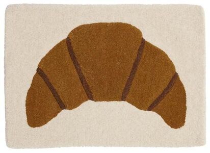 OYOY Croissant Tufted Miniature Gulvteppe, Brown