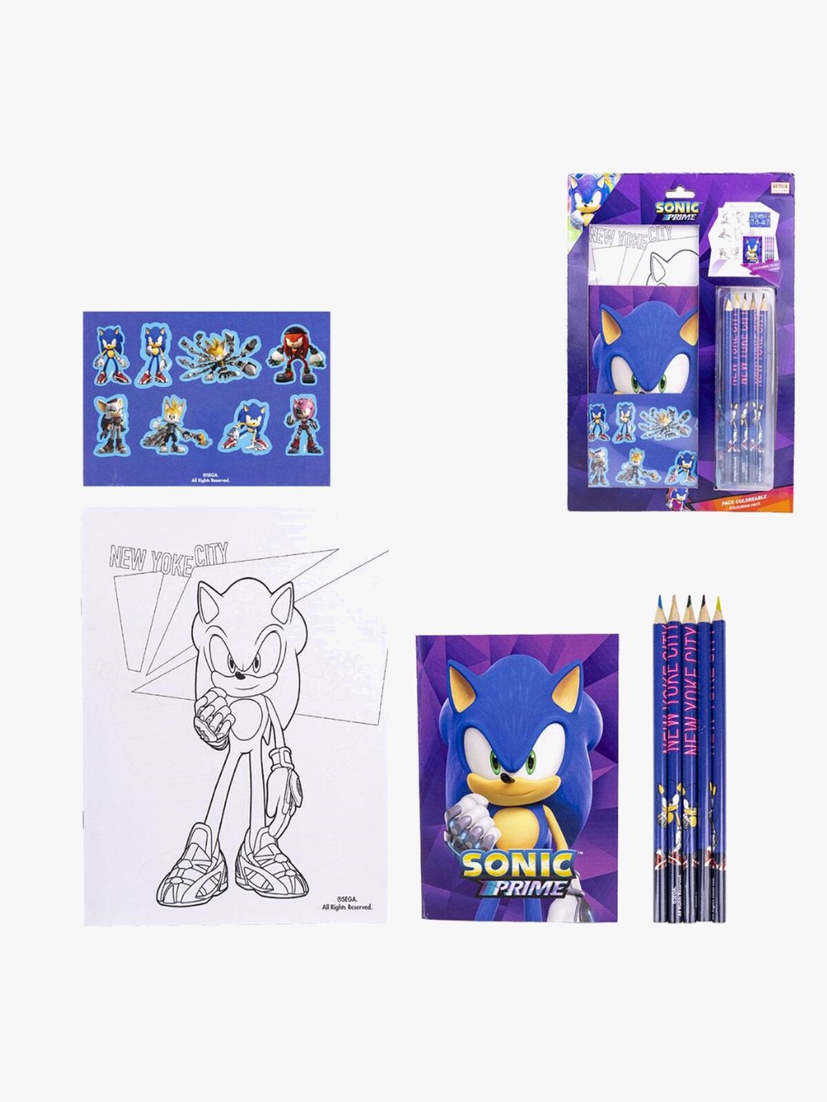 Sonic Fargeleggingssett