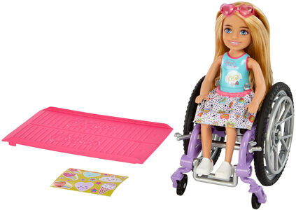 Barbie Chelsea Dukke med Rullestol