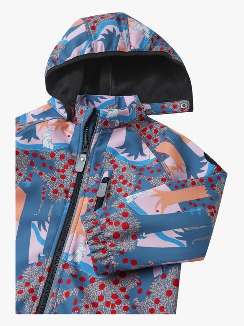 Reima Moomin Vantti Softshelljakke, Blue Ocean