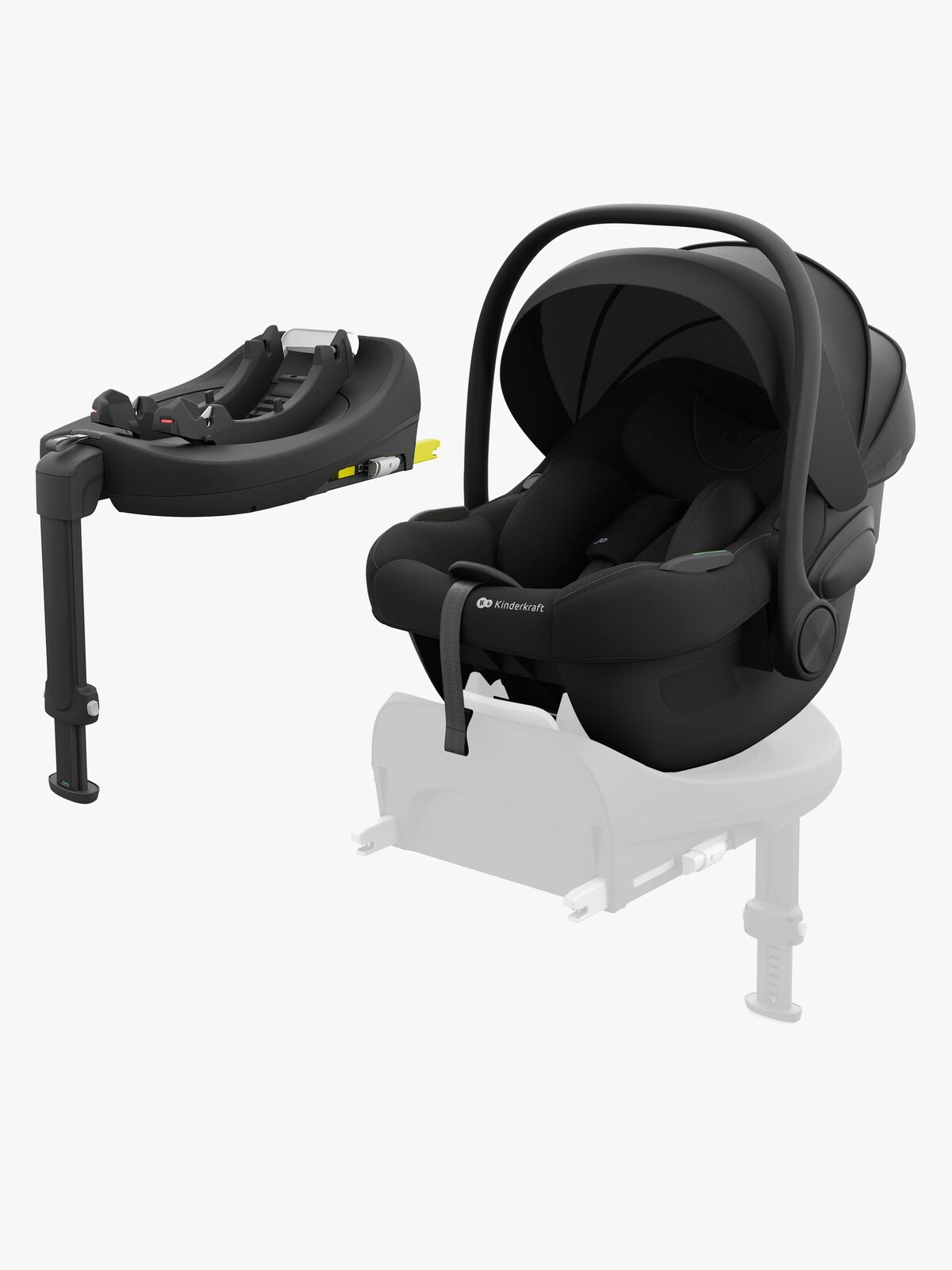 Kinderkraft I-LITE Babybilstol inkl. Base, Graphite Black