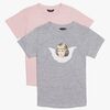 Luca & Lola Angel Topp 2-pack, Grey Melange