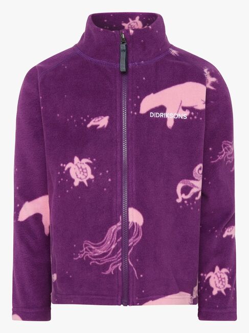 Didriksons Monte Fleecejakke, Winter Ocean Purple