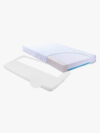 BabyMatex Madrass Carpathia med Madrasstrekk Overtrekk, Frotté 70x140