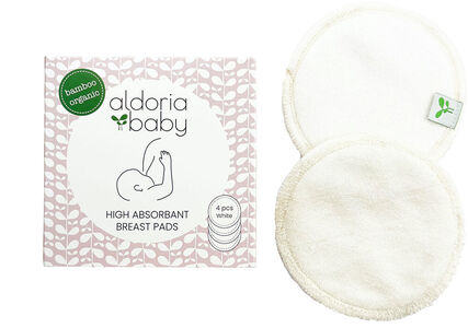 Aldoria Baby High Absorbant Ammeinnlegg 4-pack, Hvit