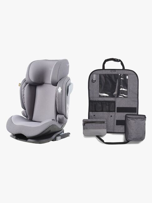 Beemoo Recline i-Size Beltestol inkl. Deluxe Sparketrekk, Mineral Grey