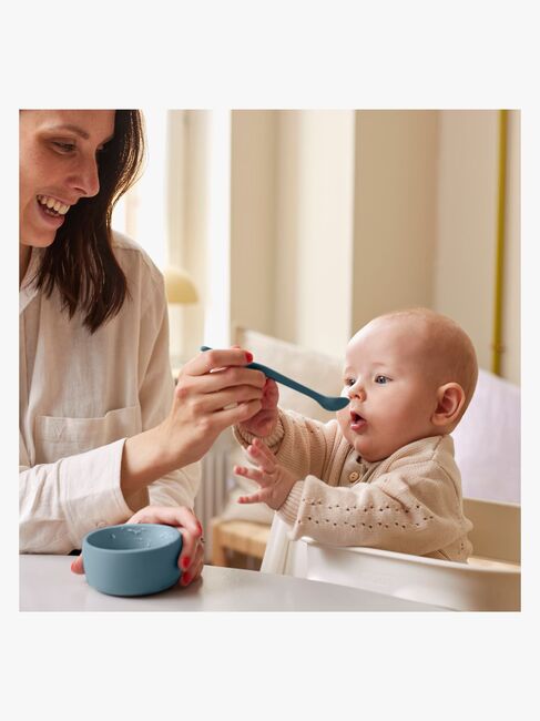 Everyday Baby Skje Silikon 2-Pakk, Grønn