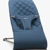 BabyBjörn Bliss Vippestol Vevet Klassisk Quilt, Midnattsblå