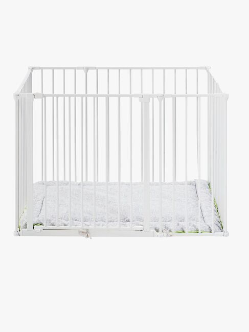 BabyDan Square Lekegrind 105x72x71, Hvit