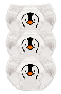 My Carry Potty Pingvin Pottetreningsbukser 3-pack, Hvit