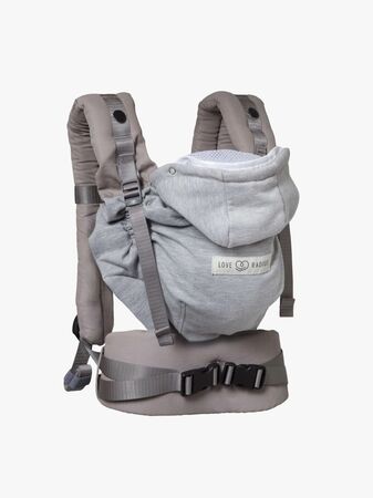 Love Radius HoodieCarrier 2 Bæresele, Athletic Grey