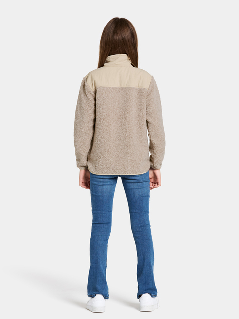 Didriksons Exa Fleecetrøye, Beach beige