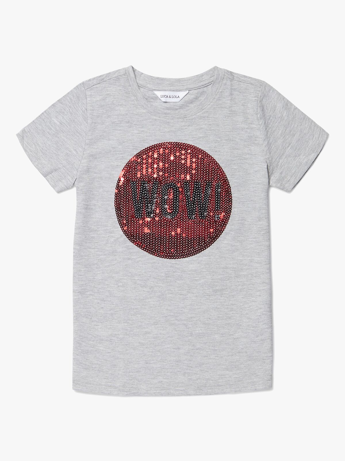 Luca & Lola Tina T-shirt, Grey Melange