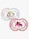 MAM Perfect Night Smokk Silikon 2-Pakk 6-16m, Rosa