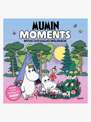 Mummitrollet Cozy Fargeleggingsbok Mumin Moments