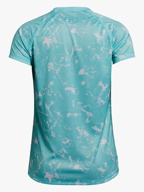 Under Armour Big Logo Tee Novelty SS Treningstrøye, Neo Turquoise