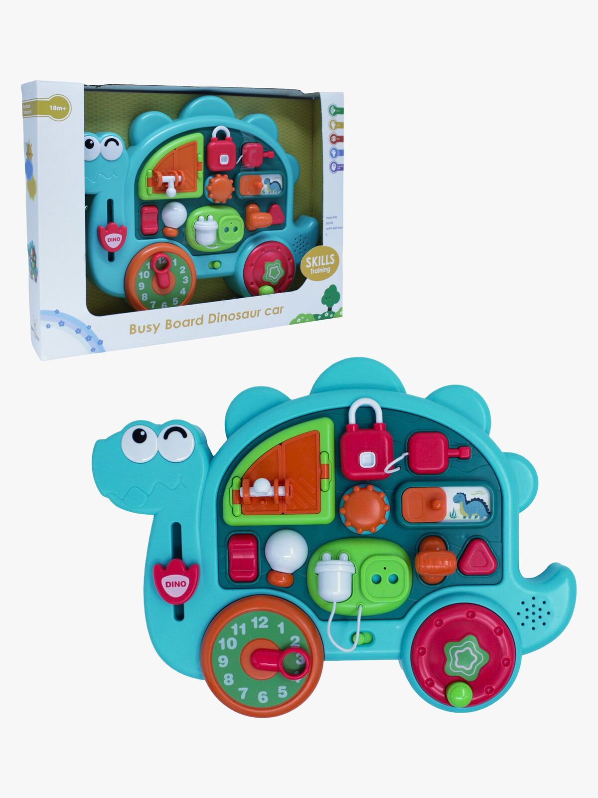 Happy Baby Aktivitetsleke Dinosaurbil med Lys & Musikk