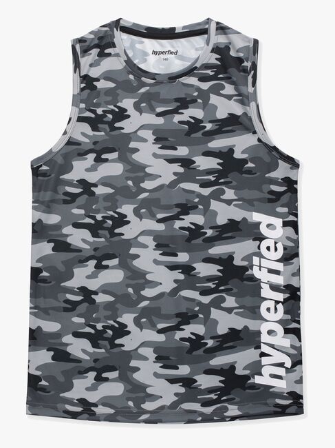 Hyperfied Bounce Tank Top 3-pack, Black/Camo Black/Blue