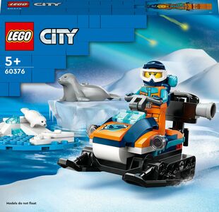 LEGO City 60376 Polarutforsker Med Snøskuter