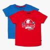 Luca & Lola San Marino T-Shirt 2-pack, Red/Blue