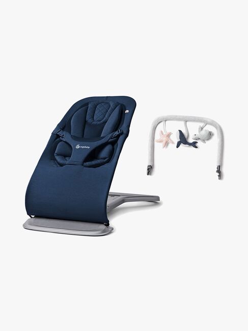 Ergobaby Evolve 3-in-1 Vippestol inkl. Lekebøyle, Midnight Blue
