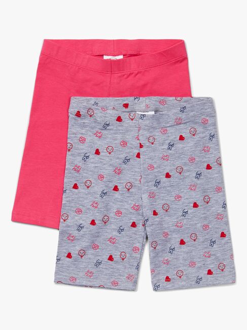 Luca & Lola Agnese Sykkelbukse 2-Pack, Grey Melange