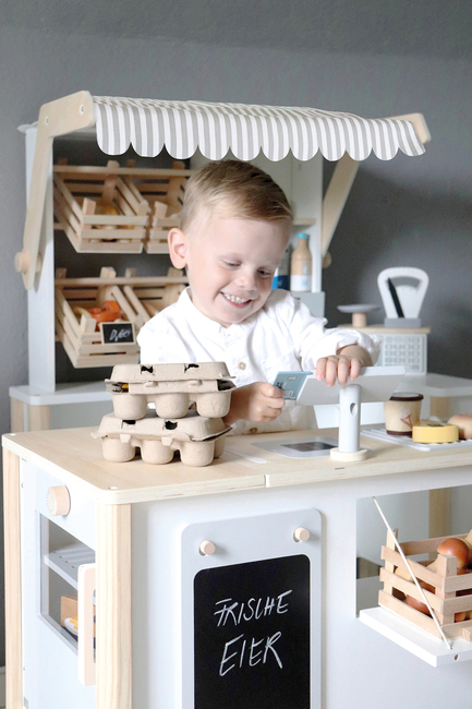 Small Foot Markedsbod Butikk & Kjøkken, Hvit