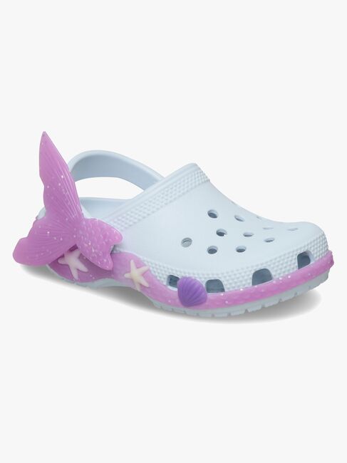 Crocs Classic Mermaid Tøfler, Vapor Ice