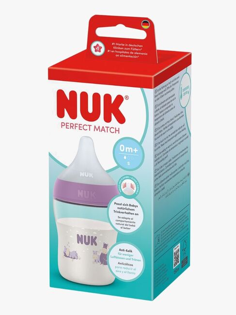 NUK Perfect Match Tåteflaske 150 ml, Hippo