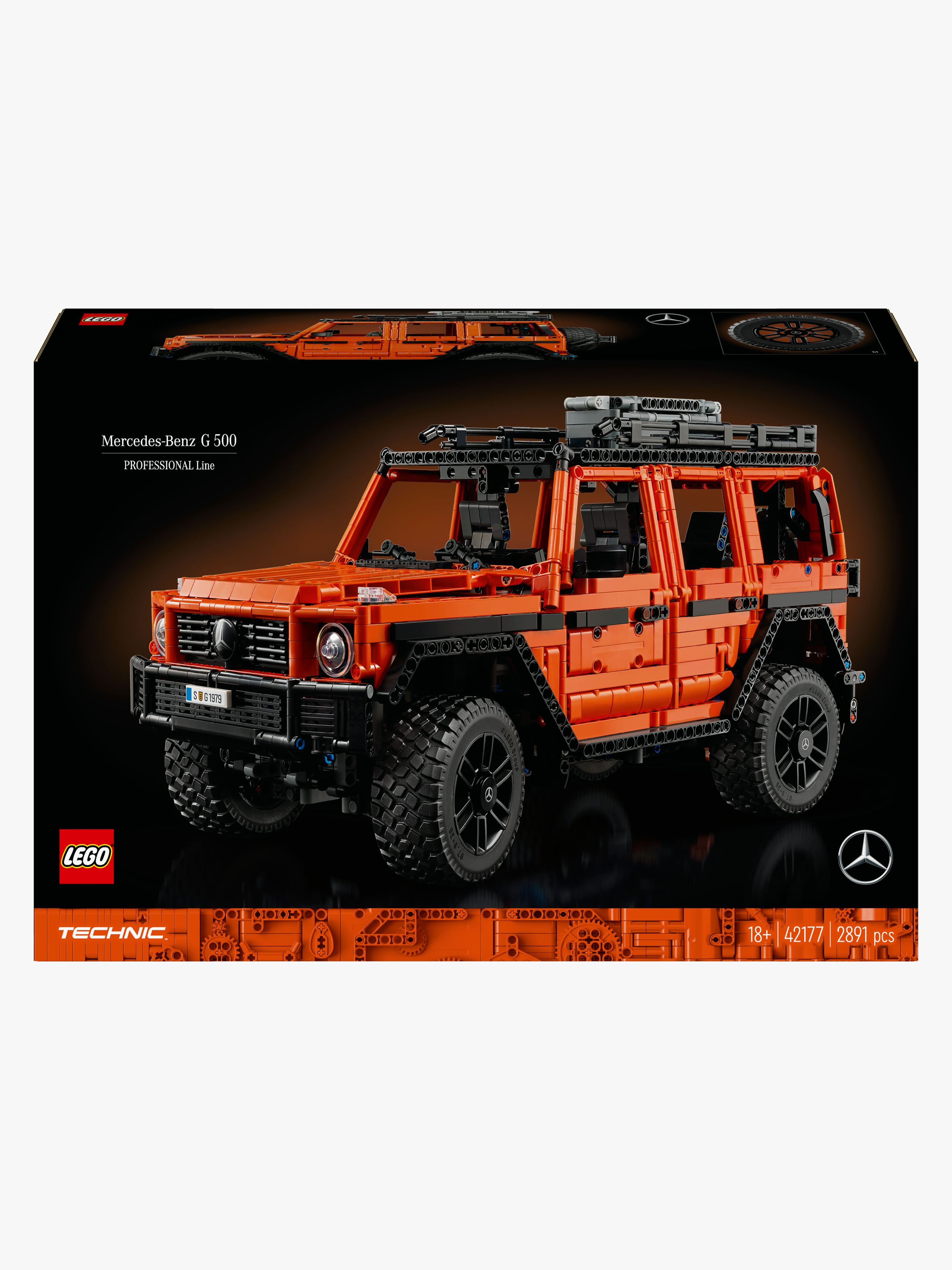 LEGO Technic 42177 Mercedes-Benz G 500 PROFESSIONAL Line - Byggesett - Plast