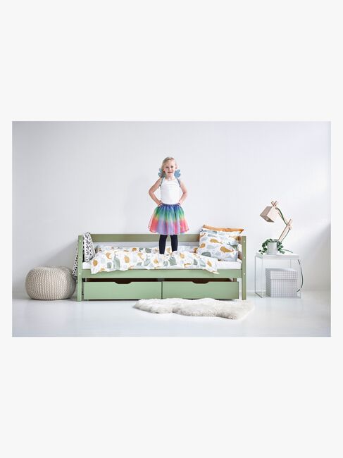 Hoppekids Enkeltseng ECO Comfort 70x160, Pale Green