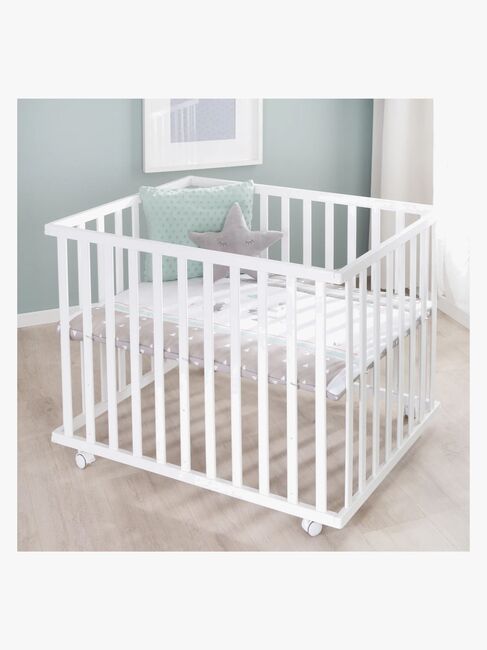 Roba Lekegrind med Hjul, Indian Bears White