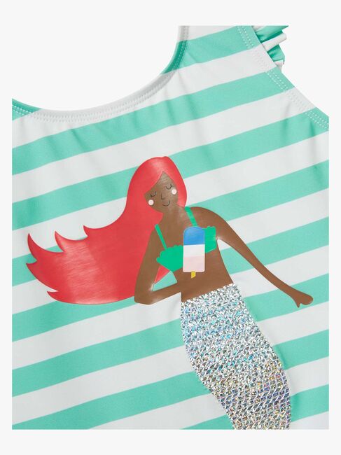 Tom Joule Splash Badedrakt, Greenstripe