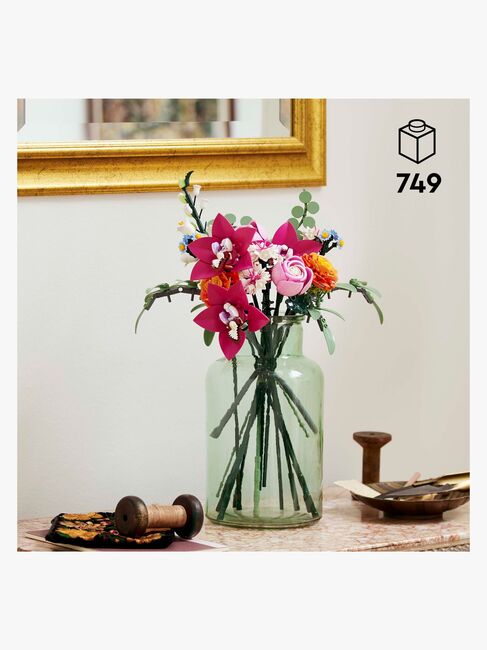 LEGO Botanicals 10342 Vakker bukett med rosa blomster
