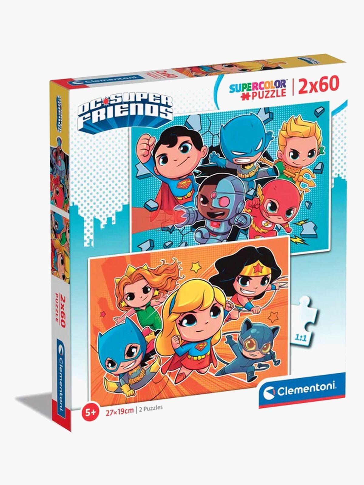 Clementoni WB DC Comics Barnepuslespill