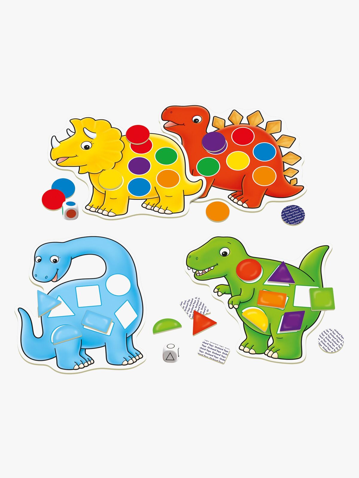 Orchard Toys Barnespill Flekkete Dinosaurer