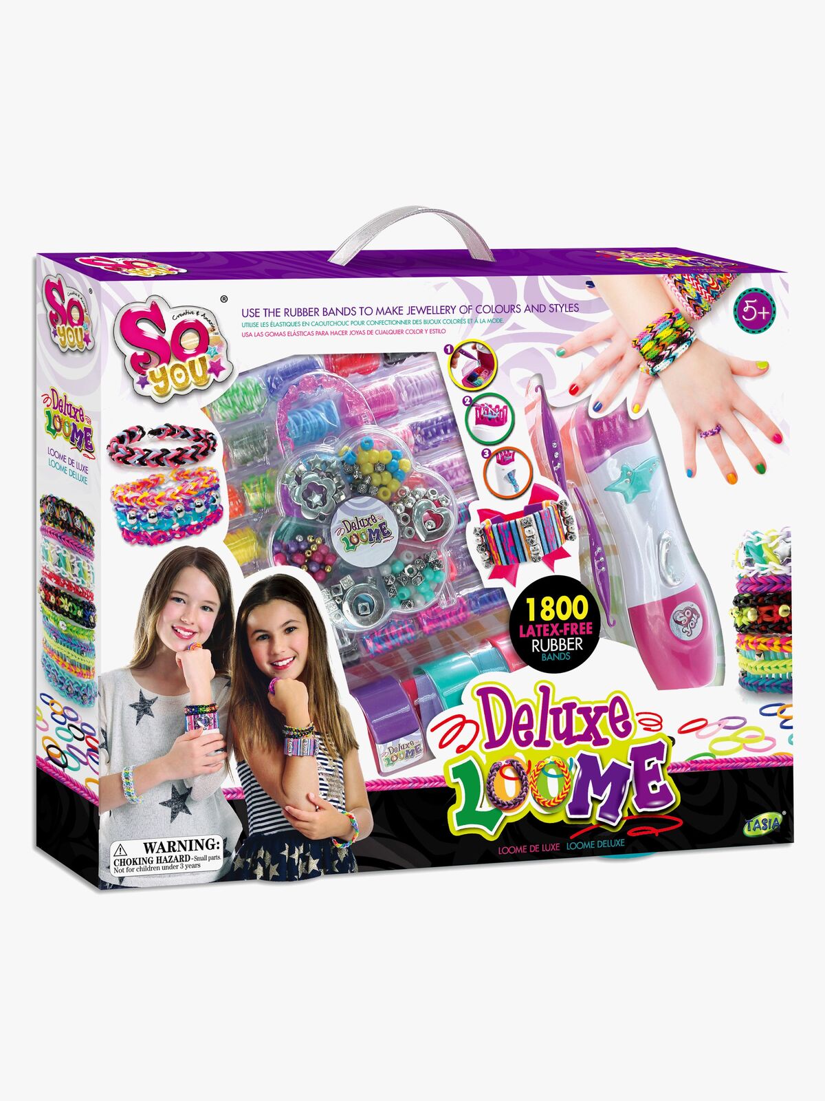 So Beads Hobbysett Armbånd & Perler 1800 Deler