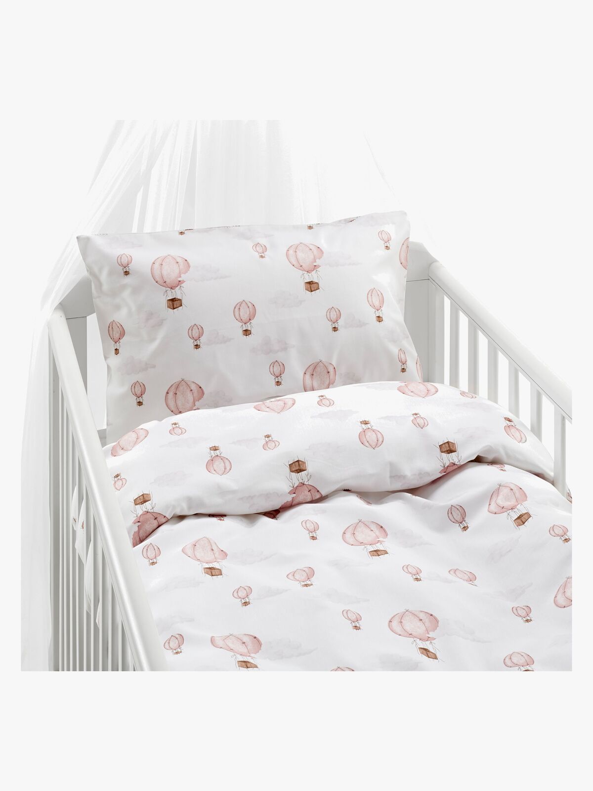 Borganäs Sengesett Sprinkelseng Ballong 2-delt 100x130, Rosa