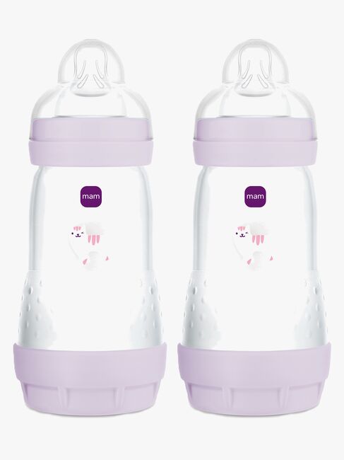 MAM Easy Start Tåteflaske Anti-kolikk 260 ml 2-Pakk, Rosa