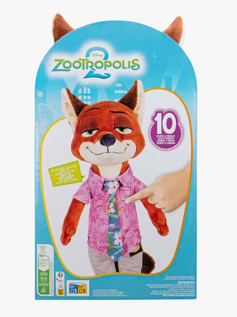 Disney Zootropolis Kosedyr Nick Wilde 35 cm