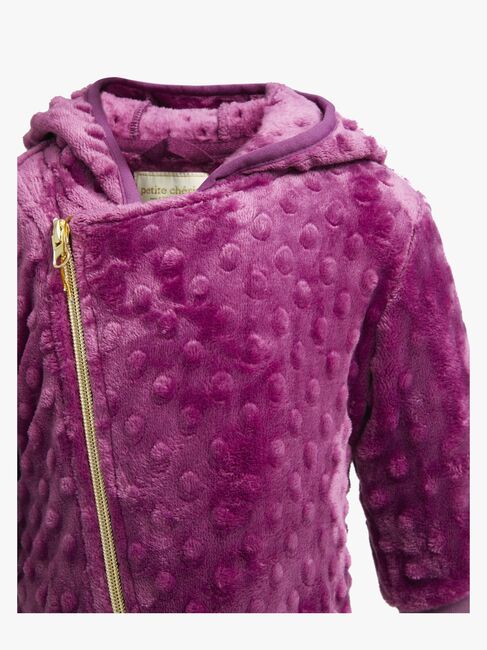 Petite Chérie Atelier Nour Fleecedress, Damson