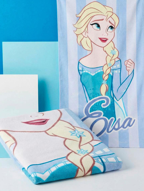 Disney Frozen Strandhåndkle, Lyseblå