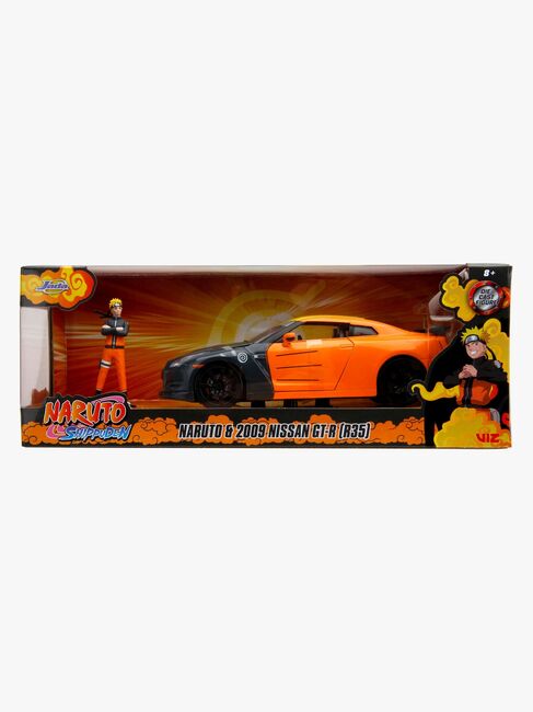 Jada Toys Nissan GT-R 2009 Bil med Naruto Figur