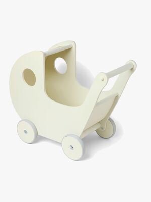 Smallstuff Dukkevogn Laget Av Tre, Hvit